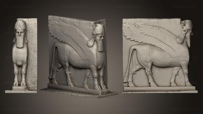 Egyptian statues and reliefs (STKE_0067) 3D model for CNC machine